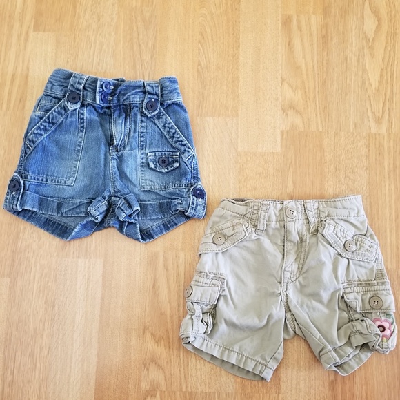 baby girl khaki shorts